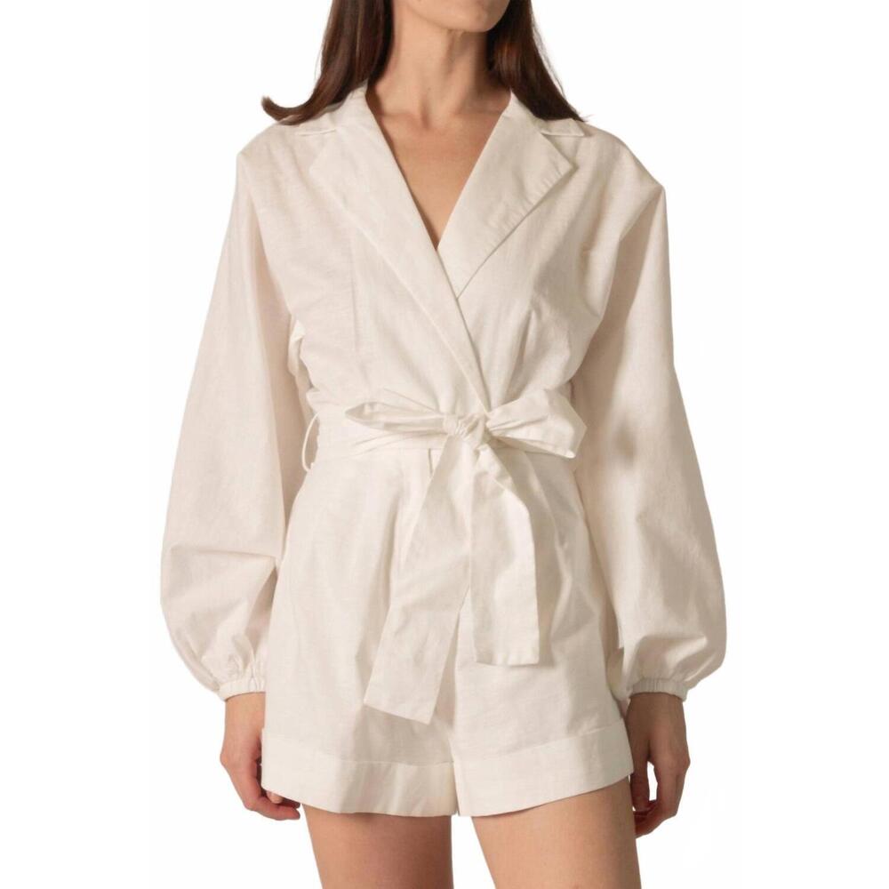 NEW P.CILL caprina romper in ivory